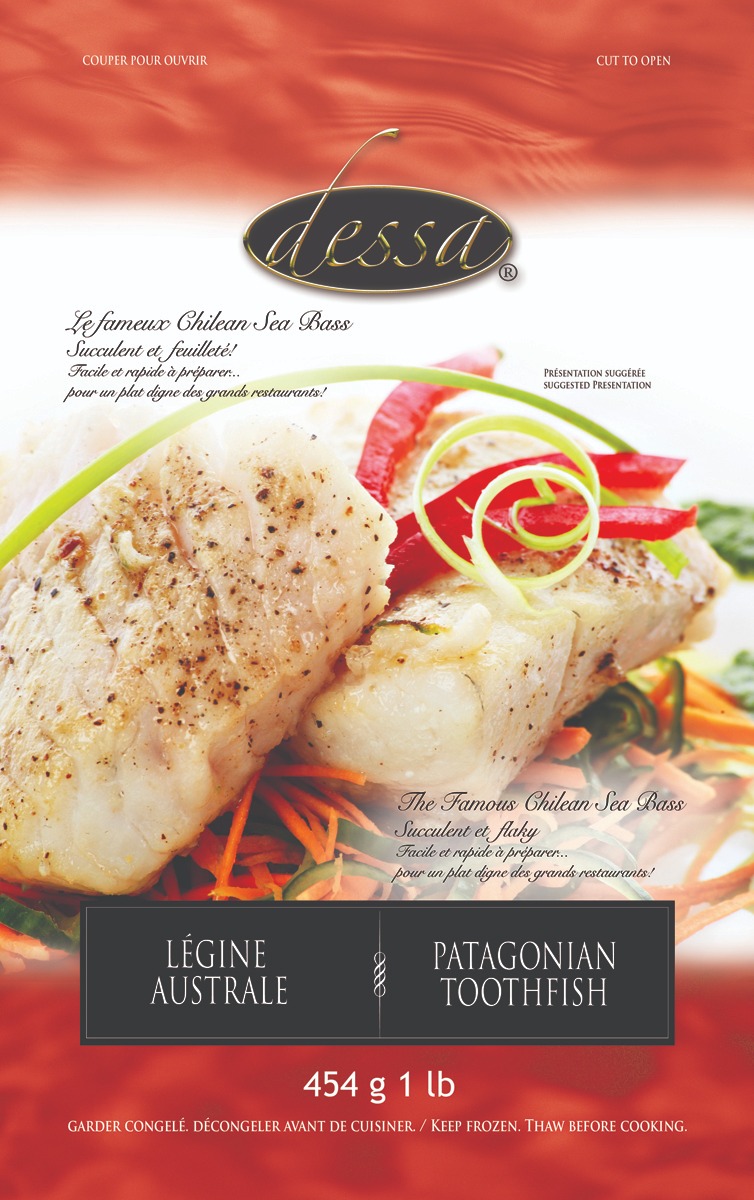 Patagonian toothfish package